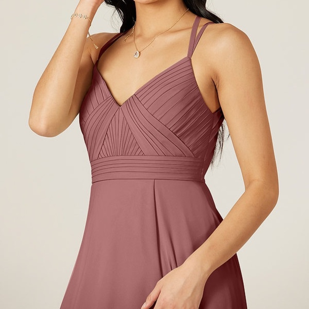 Azazie Desert Rose Bridesmaid Dress